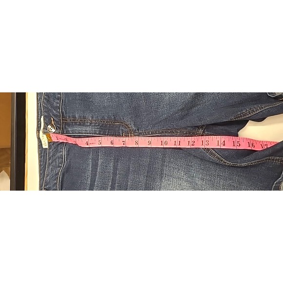 C EST 1946 denim Womens Shorts sz 22W High Rise Dk Wash - Picture 6 of 6